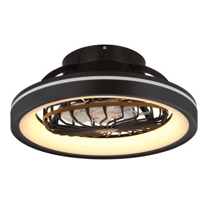 Globo - LED loftventilator m. RGB-farver dæmpbar LED/40W/230V 2700-6500K + fjernbetjening