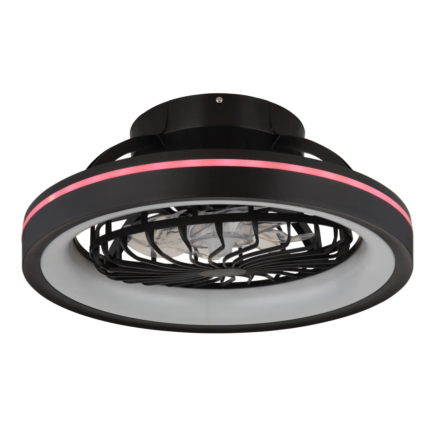 Globo - LED loftventilator m. RGB-farver dæmpbar LED/40W/230V 2700-6500K + fjernbetjening