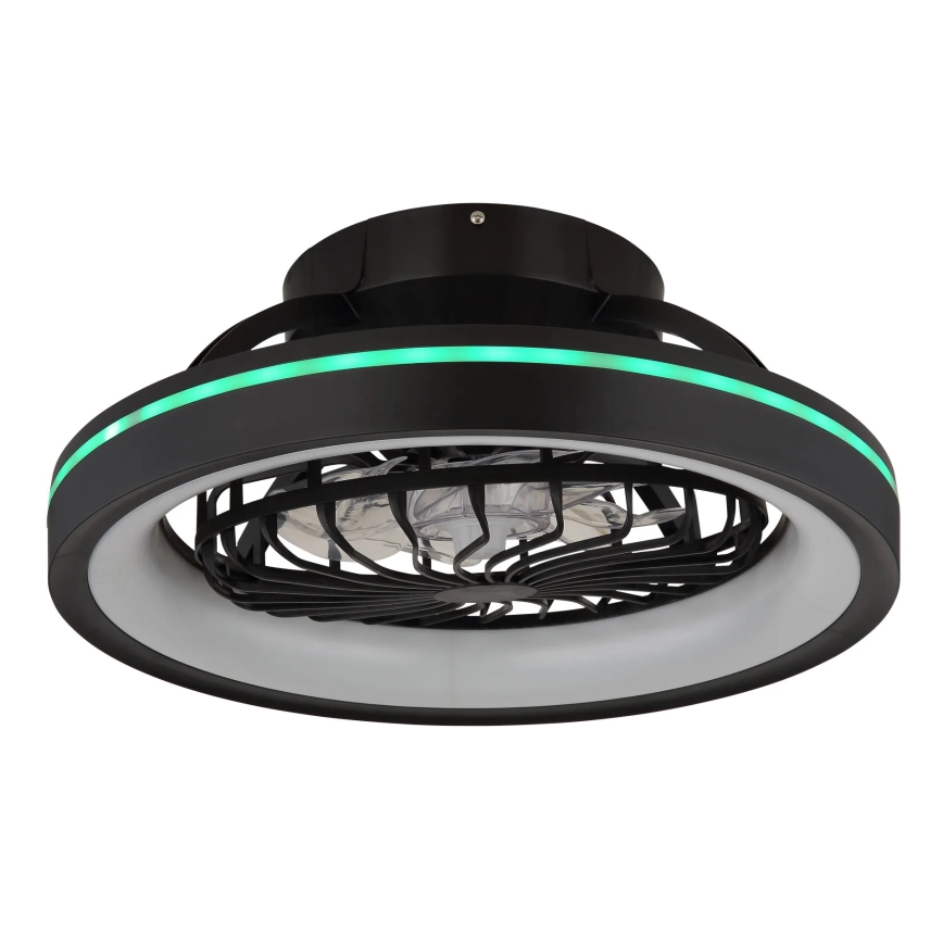 Globo - LED loftventilator m. RGB-farver dæmpbar LED/40W/230V 2700-6500K + fjernbetjening