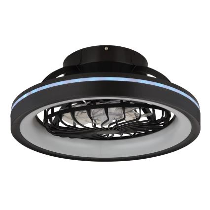 Globo - LED loftventilator m. RGB-farver dæmpbar LED/40W/230V 2700-6500K + fjernbetjening
