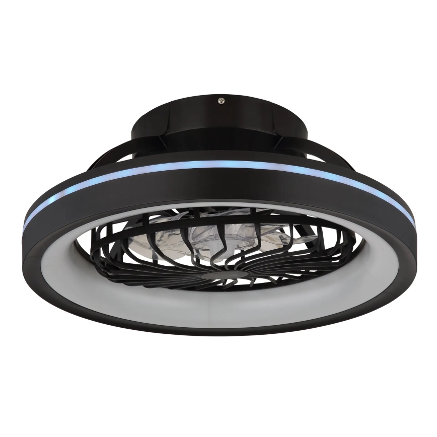 Globo - LED loftventilator m. RGB-farver dæmpbar LED/40W/230V 2700-6500K + fjernbetjening