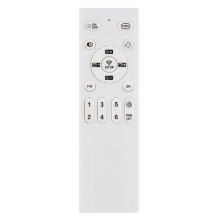 Globo - LED loftventilator m. RGB-farver dæmpbar LED/40W/230V 2700-6500K + fjernbetjening