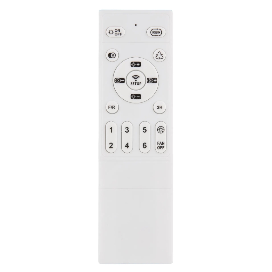 Globo - LED loftventilator m. RGB-farver dæmpbar LED/40W/230V 2700-6500K + fjernbetjening