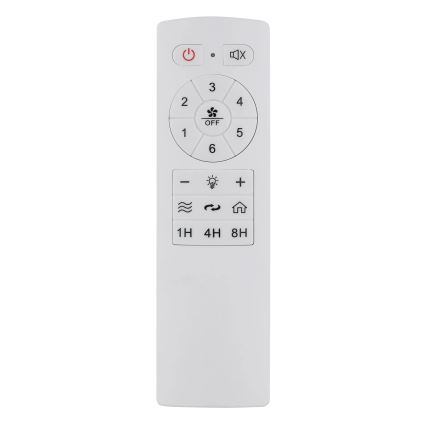 Globo - LED dæmpbar loftventilator LED/20W/230V 3000-6500K + fjernbetjening
