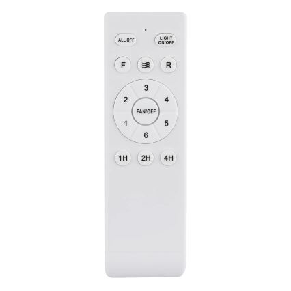Globo - LED-dæmpbar loftventilator, LED 22 W, 230 V, 3000/4500/6000 K, brun + fjernbetjening