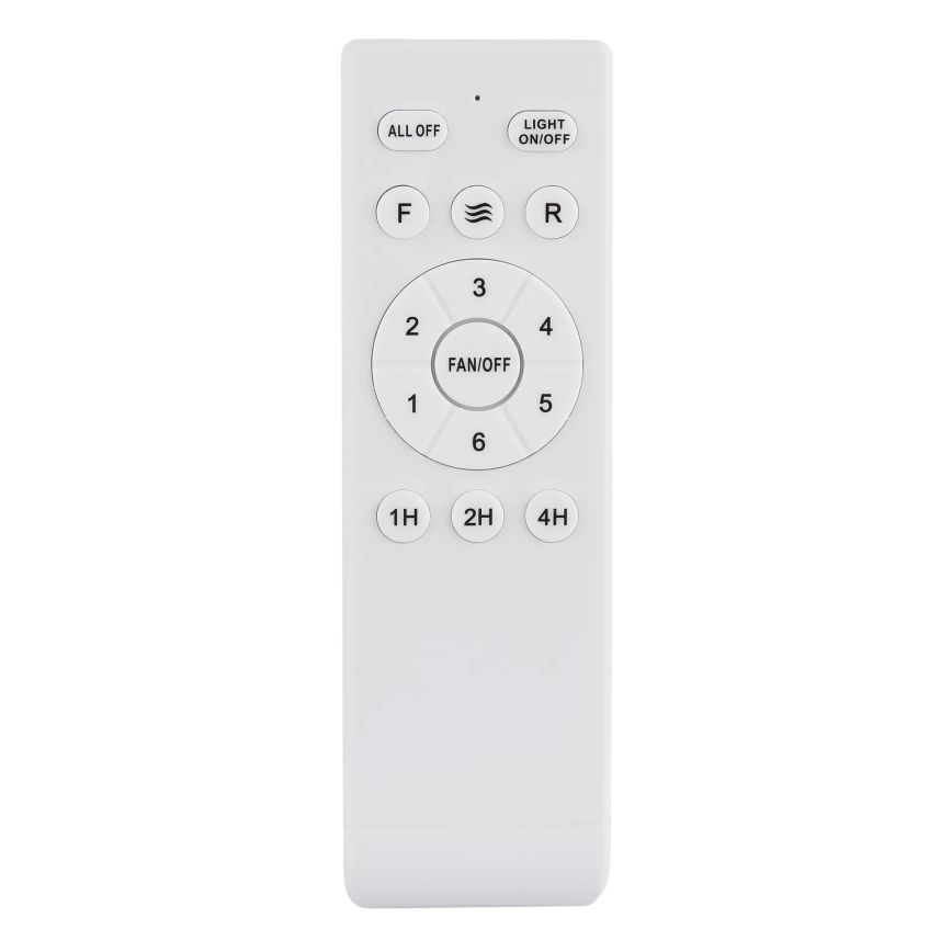 Globo - LED-dæmpbar loftventilator, LED 22 W, 230 V, 3000/4500/6000 K, brun + fjernbetjening