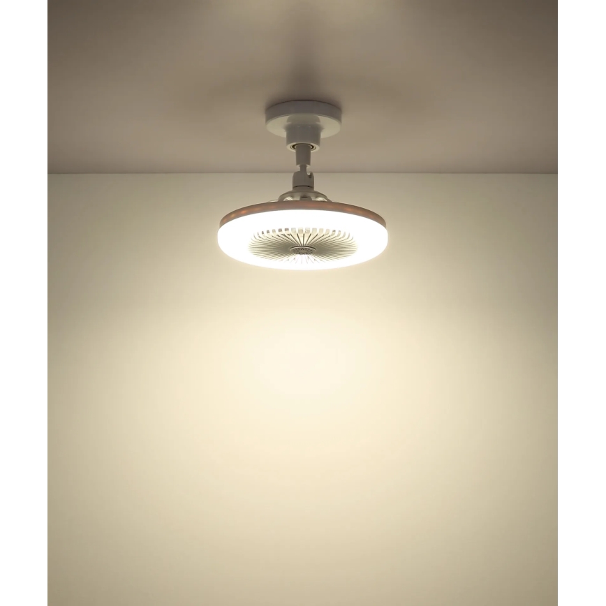 Globo - LED-dæmpbar loftventilator LED/20W/230V 3000-6500K hvid + fjernbetjening