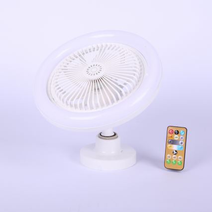 Globo - LED-dæmpbar loftventilator LED/20W/230V 3000-6500K hvid + fjernbetjening