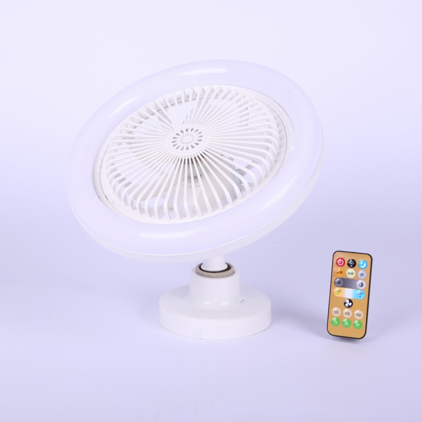 Globo - LED-dæmpbar loftventilator LED/20W/230V 3000-6500K hvid + fjernbetjening