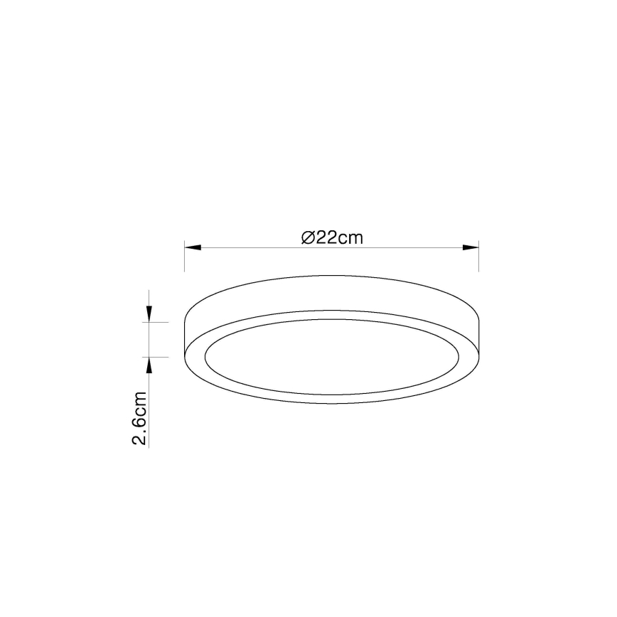 Globo 12364-30 - LED loftlampe til badeværelse dæmpbar ARCHIMEDES LED/28W/230V IP44