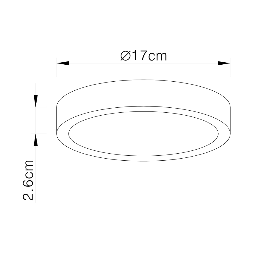 Globo - Dæmpbar LED-loftlampe LED/22W/230V