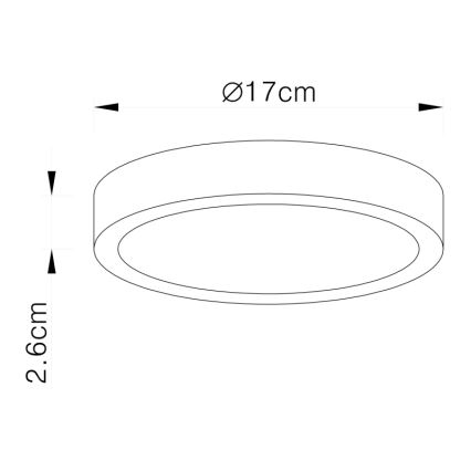 Globo - LED loftlampe LED/22W/230V