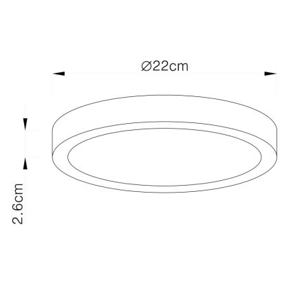 Globo - LED loftlampe LED/28W/230V