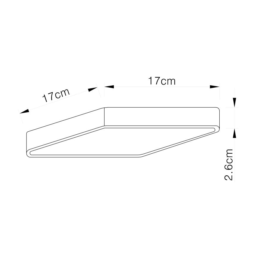 Globo - LED loftsbelysning LED/22W/230V