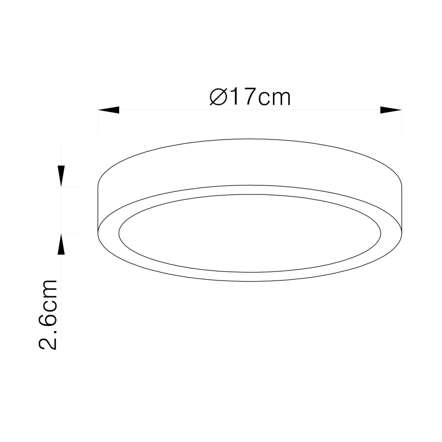 Globo - LED loftlampe dæmpbar LED/22W/230V