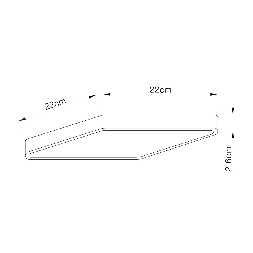 Globo - LED loftsbelysning LED/28W/230V