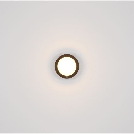 Globo - LED genopladelig touch væglampe LED/1,2W/3,7V Ø 15 cm 1800 mAh sort