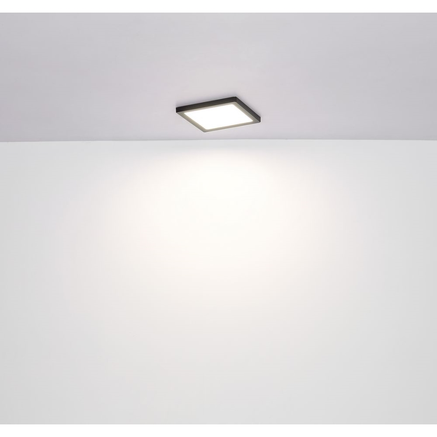 Globo - LED loftlampe LED/12W/230V 3000/4000/6500K sort