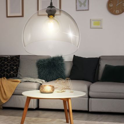 GLOBO 14002H1 - Lysekrone i en snor CERSEI 1xE27/60W/230V