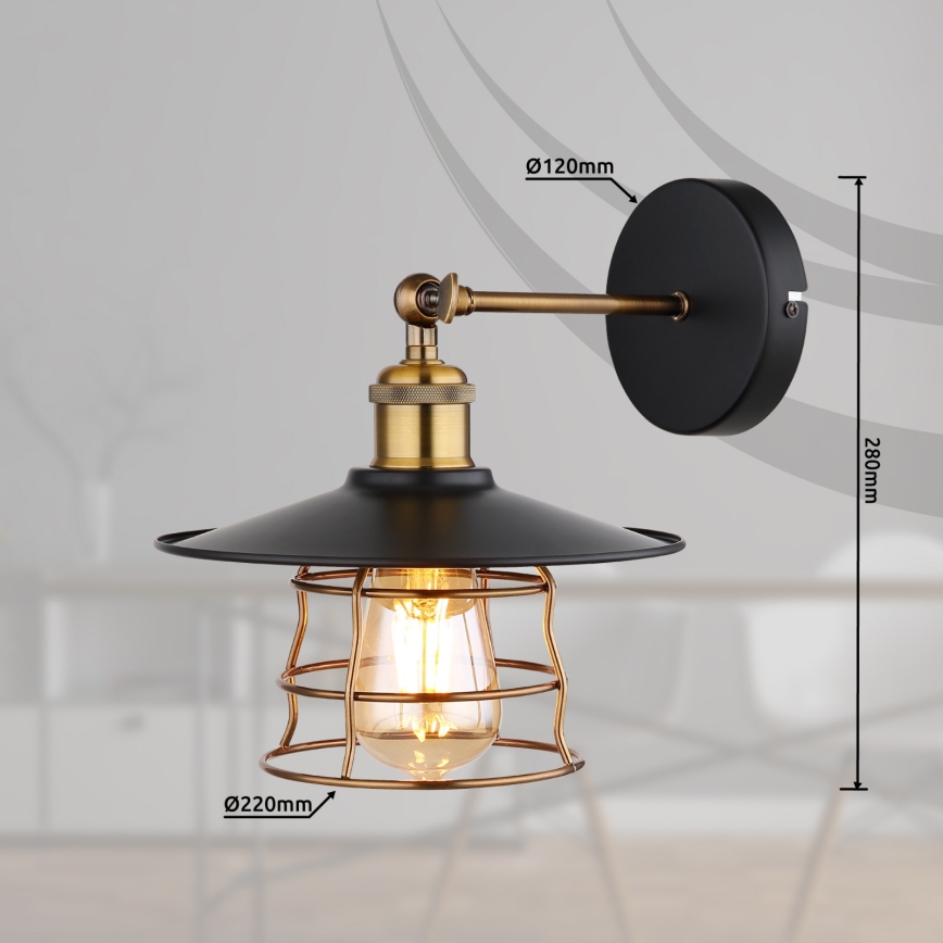 Globo - Væglampe 1xE27/60W/230V