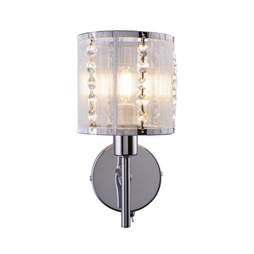 Globo - Væglampe 1xE14/40W/230V mat krom