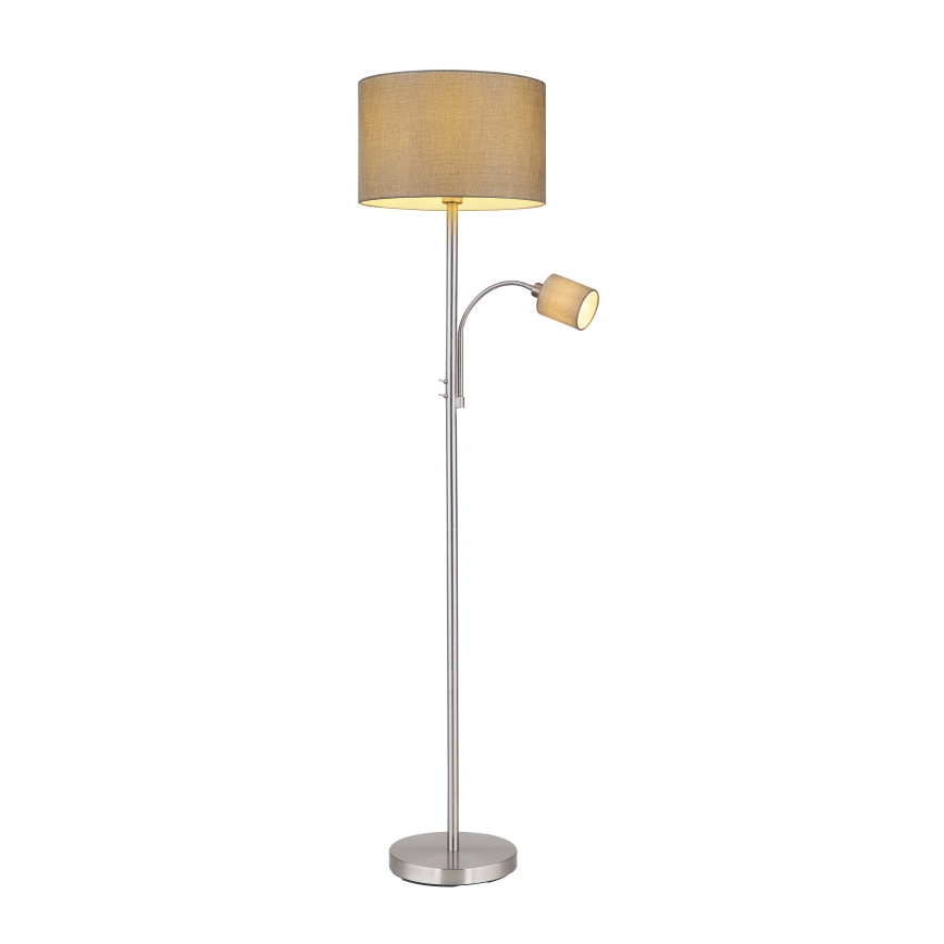 Globo - Gulvlampe 1xE27/40W/230V + 1xE14/25W