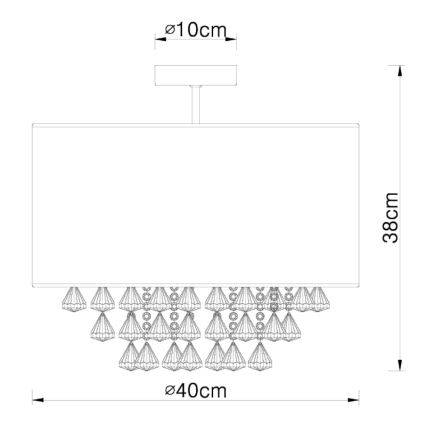 Globo - Loftlampe 1xE27/60W/230V