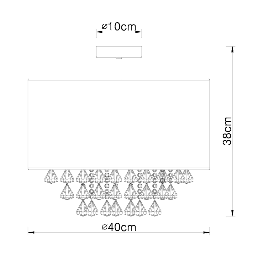 Globo - Loftlampe 1xE27/60W/230V