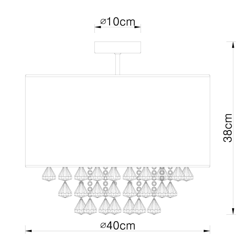 Globo - Loftlampe 1xE27/60W/230V