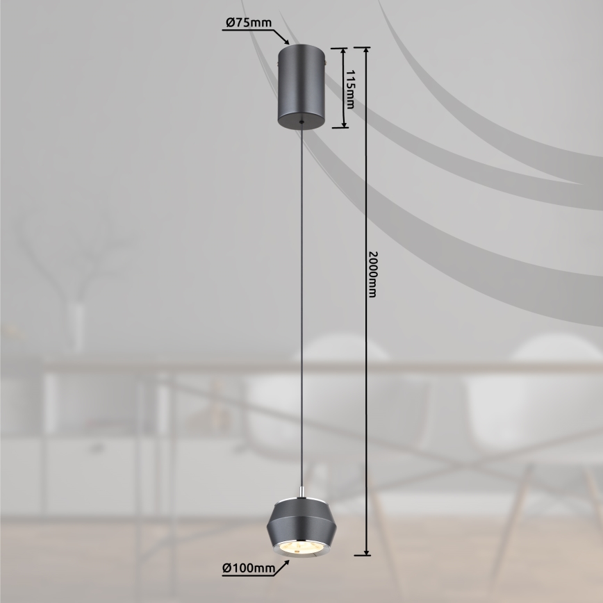 Globo - LED pendel LED/6W/230V
