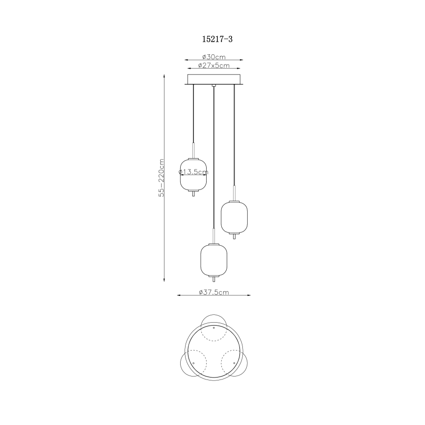 Globo - LED pendel LED/20W/230V