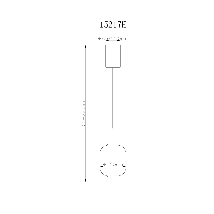 Globo - LED pendel LED/7W/230V
