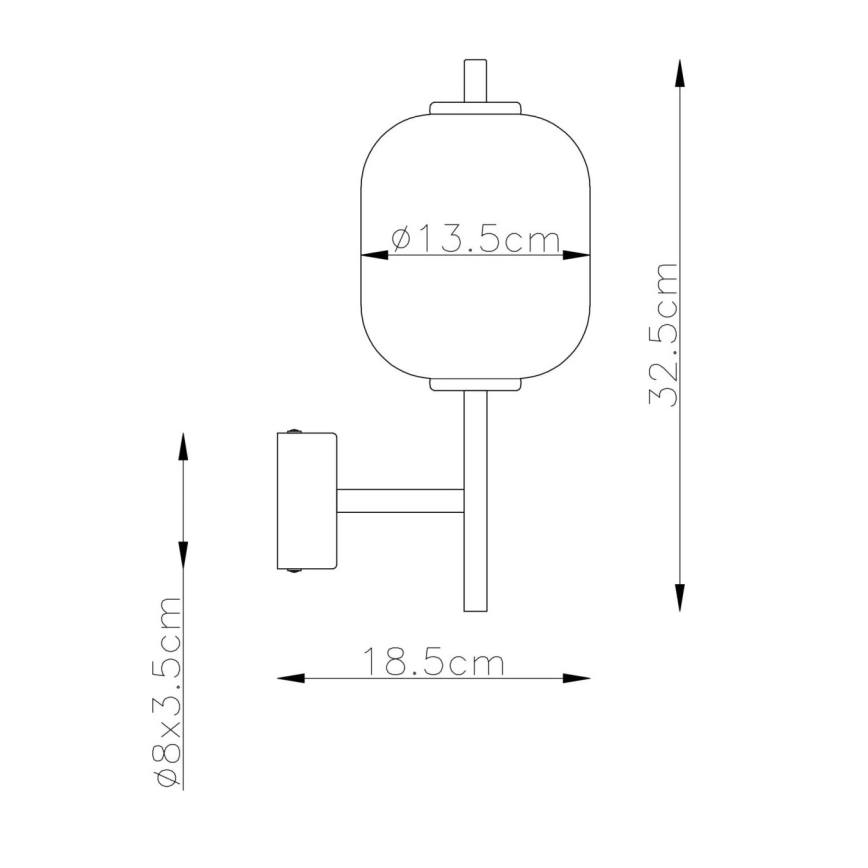 Globo - LED væglampe LED/7W/230V