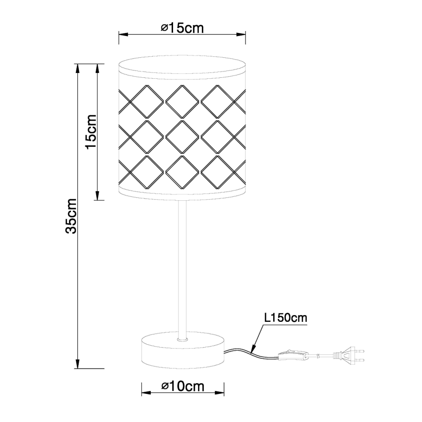 Globo - Bordlampe 1xE14/40W/230V