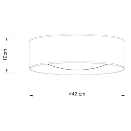 Globo - LED loftsbelysning LED/18W/230V