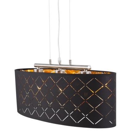 Globo - Lysekrone i en snor 3xE27/60W/230V