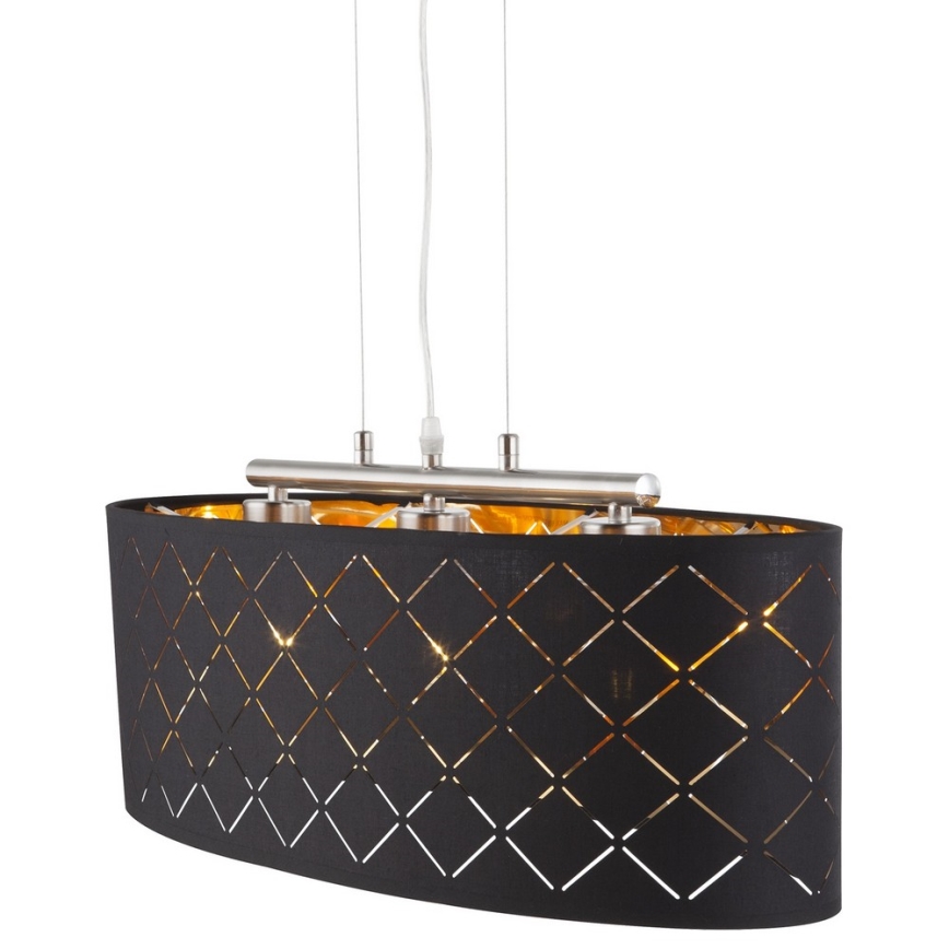 Globo - Lysekrone i en snor 3xE27/60W/230V