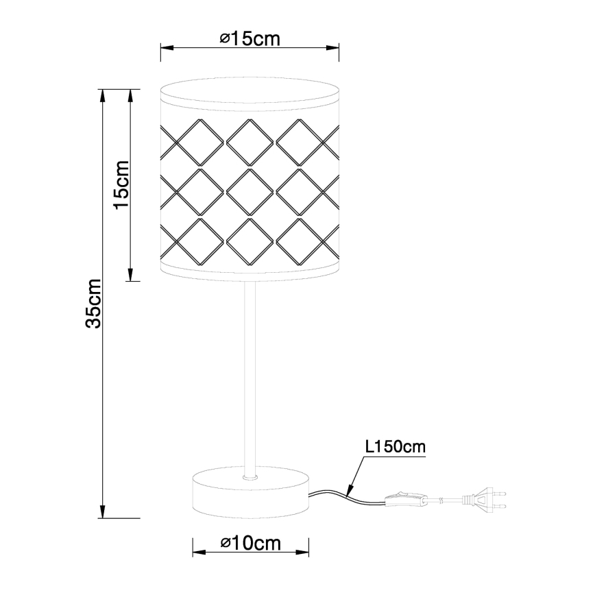 Globo - Bordlampe 1xE14/40W/230V