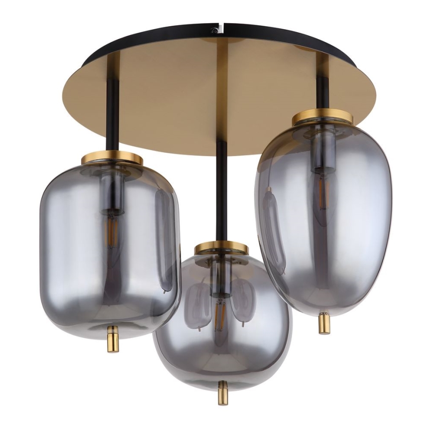 Globo - Loftlampe 3xE14/40W/230V messing
