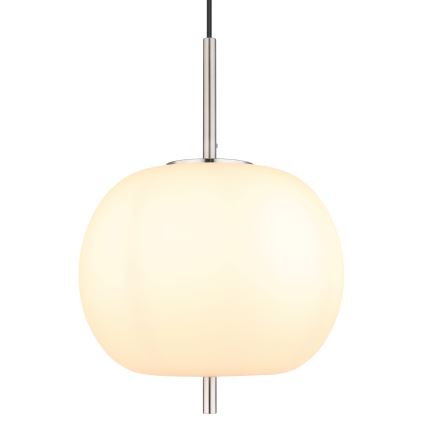 Globo - Pendel 1xE14/60W/230V skinnende krom