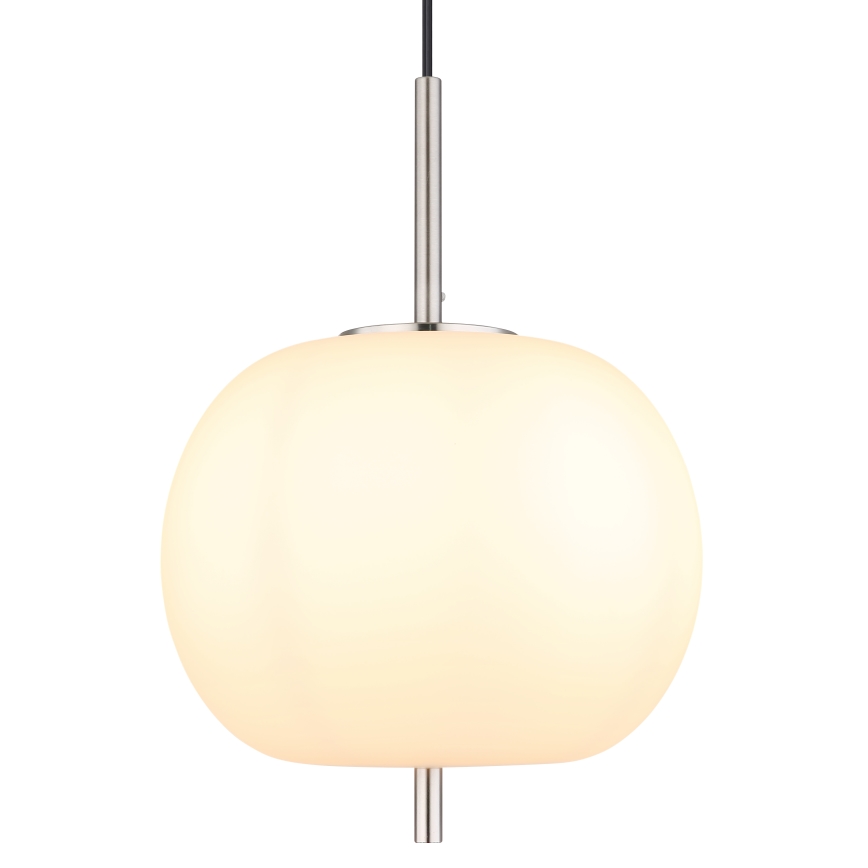 Globo - Pendel 1xE14/60W/230V skinnende krom