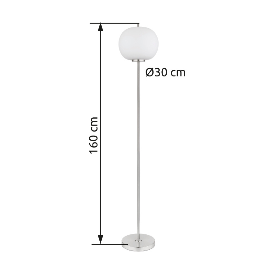 Globo - Gulvlampe 1xE27/60W/230V