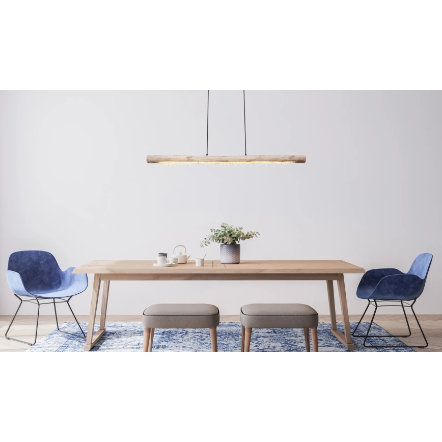 Globo 15354-20 - LED-dæmpbar pendel på wire FELICITAS LED/25W/230V beige