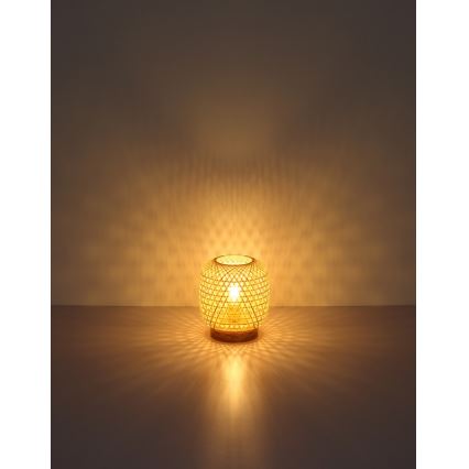 Globo - Bordlampe 1xE27/60W/230V bambus