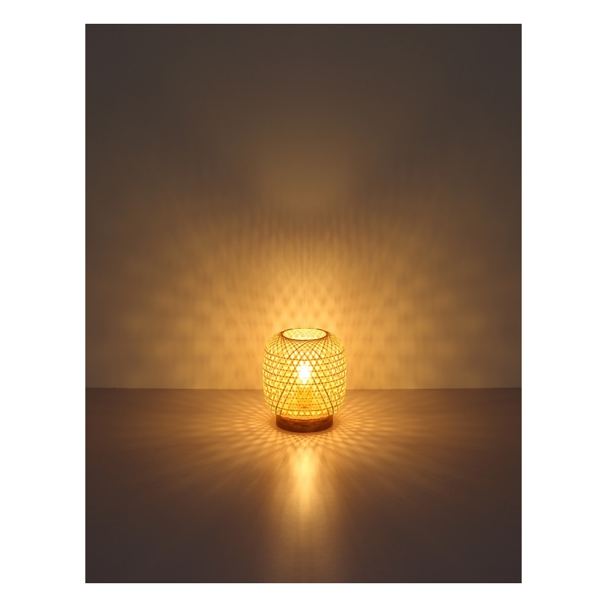 Globo - Bordlampe 1xE27/60W/230V bambus