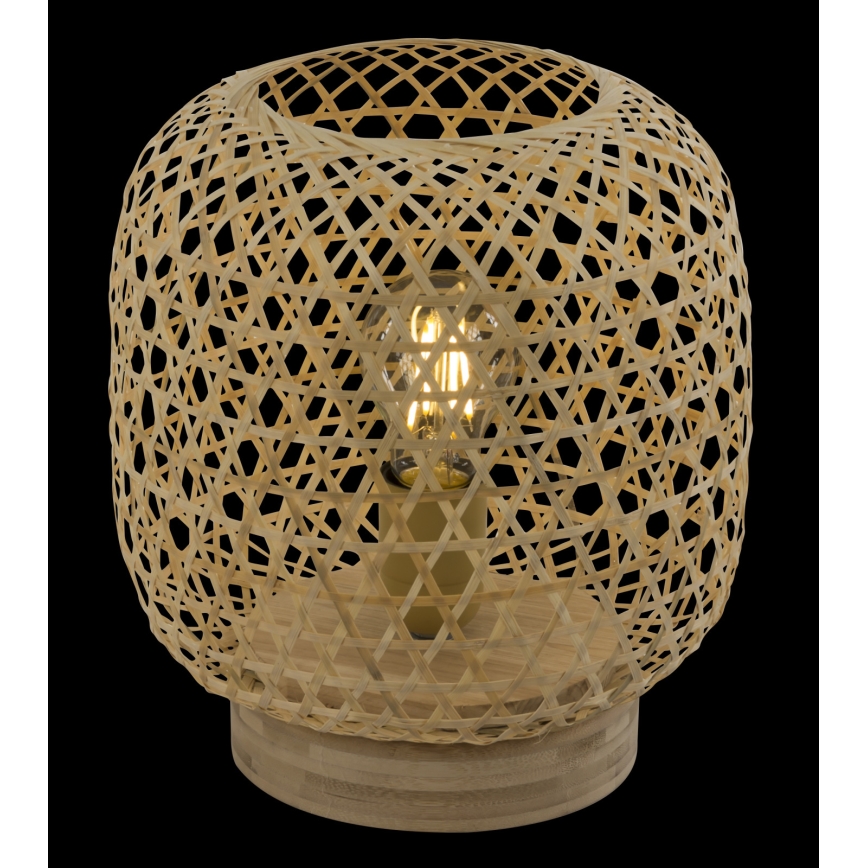 Globo - Bordlampe 1xE27/60W/230V bambus