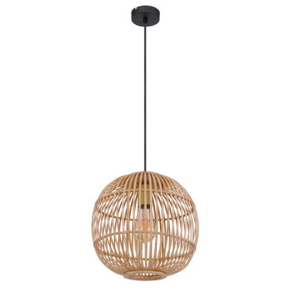 Globo - Pendel 1xE27/60W/230V bambus