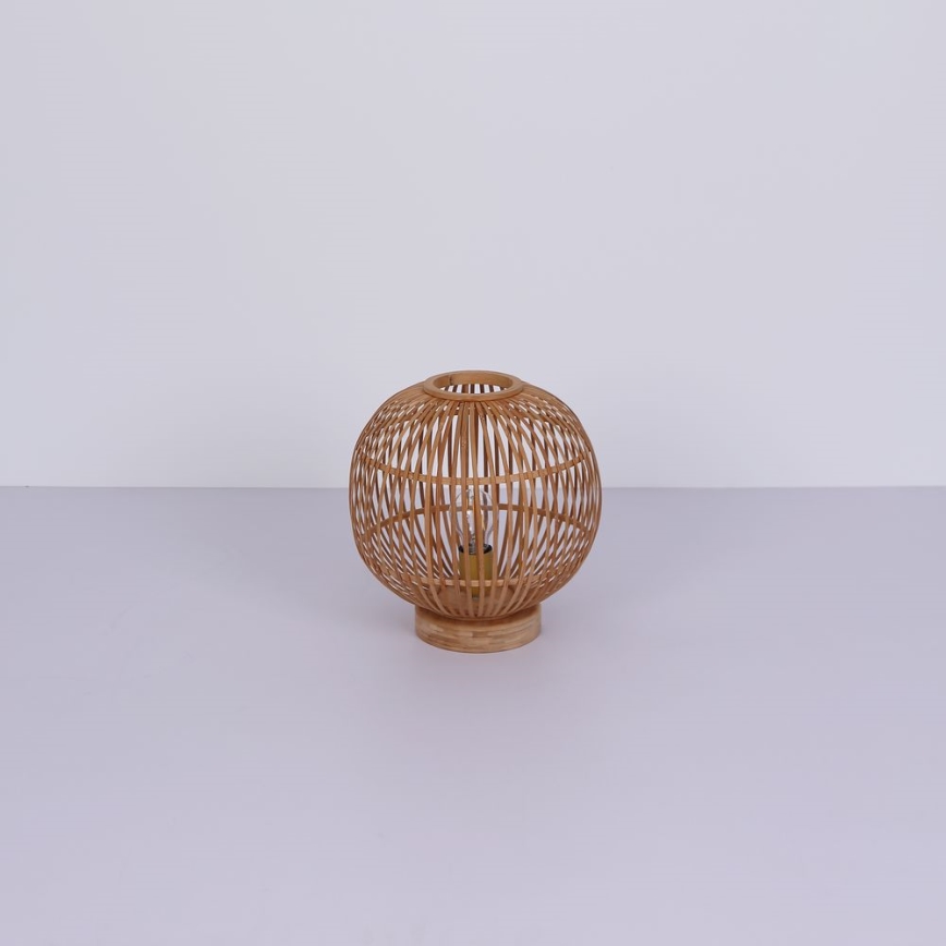 Globo - Bordlampe 1xE27/60W230V bambus