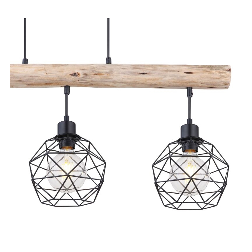 Globo - Lysekrone i en snor 3xE27/60W/230V