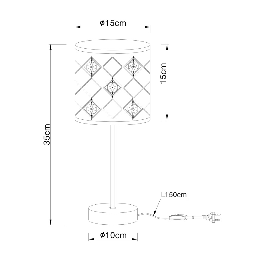 Globo - Bordlampe 1xE14/40W/230V